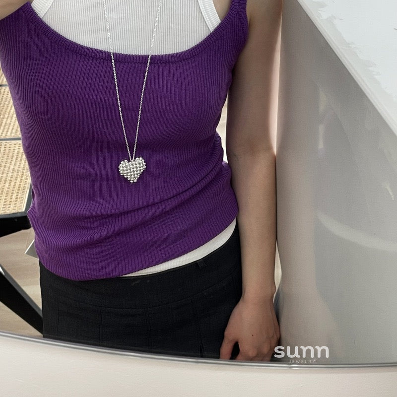 Makaela Elegant Heart Necklace [8YIDN8VG]