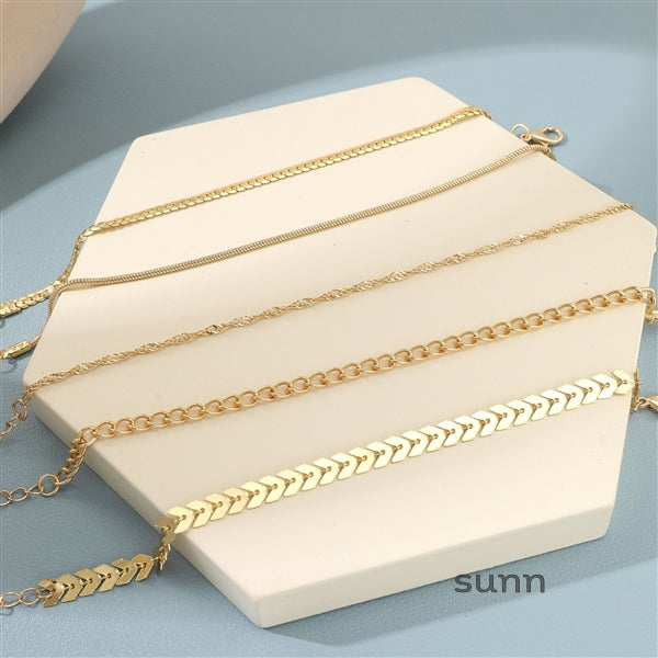 Makayla Stackable Bracelet Set [HXA1EAJ6]