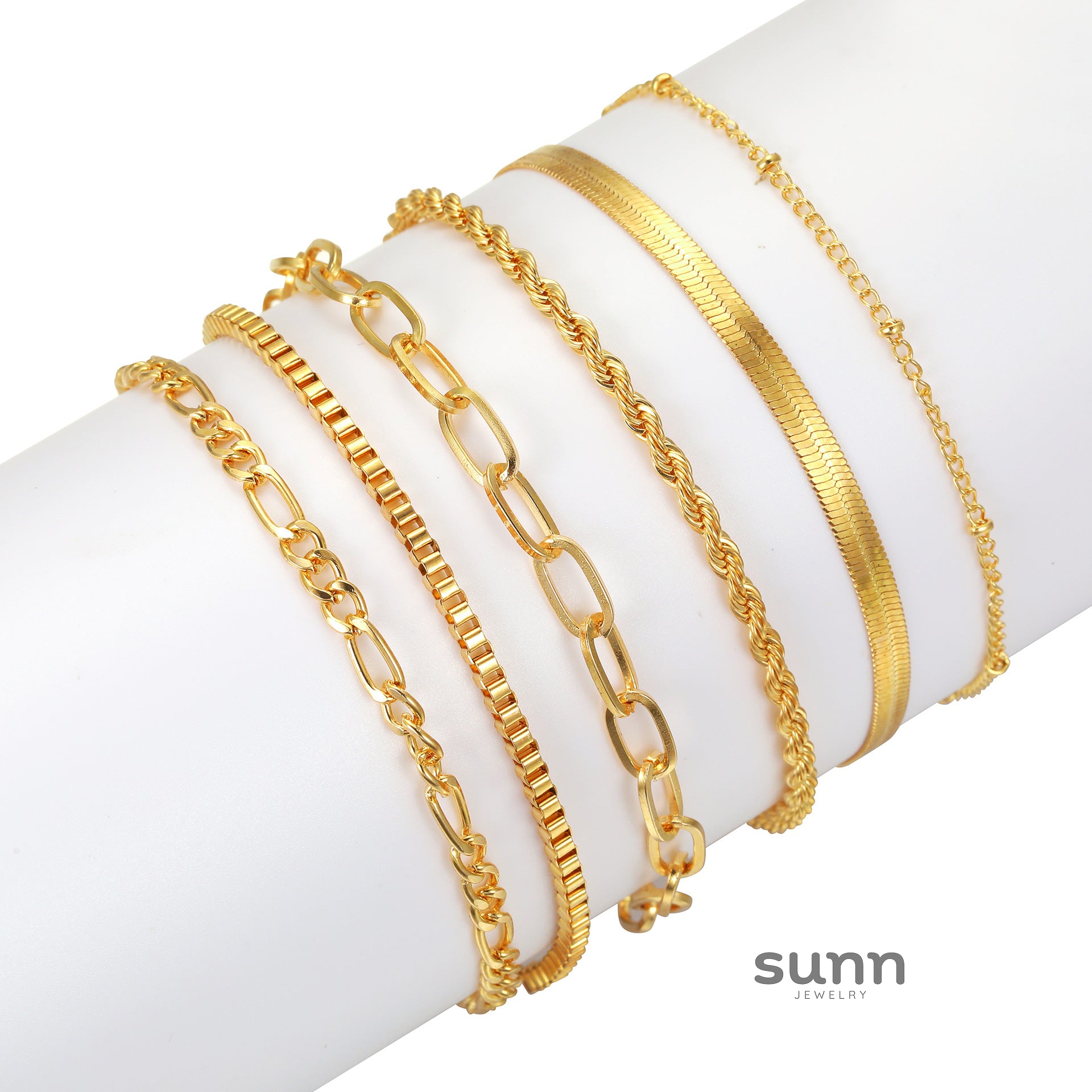 Makayla Stackable Bracelet Set [K5VH0ACB]