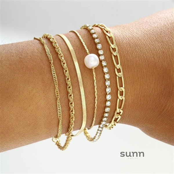 Makayla Stackable Bracelet Set [QIZ71F3P]