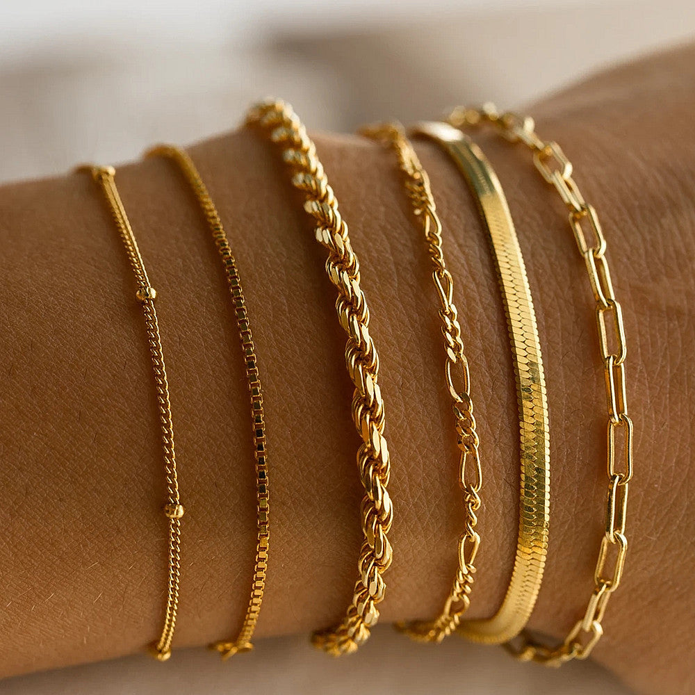 Makayla Stackable Bracelet Set [F7QJ1KH8]