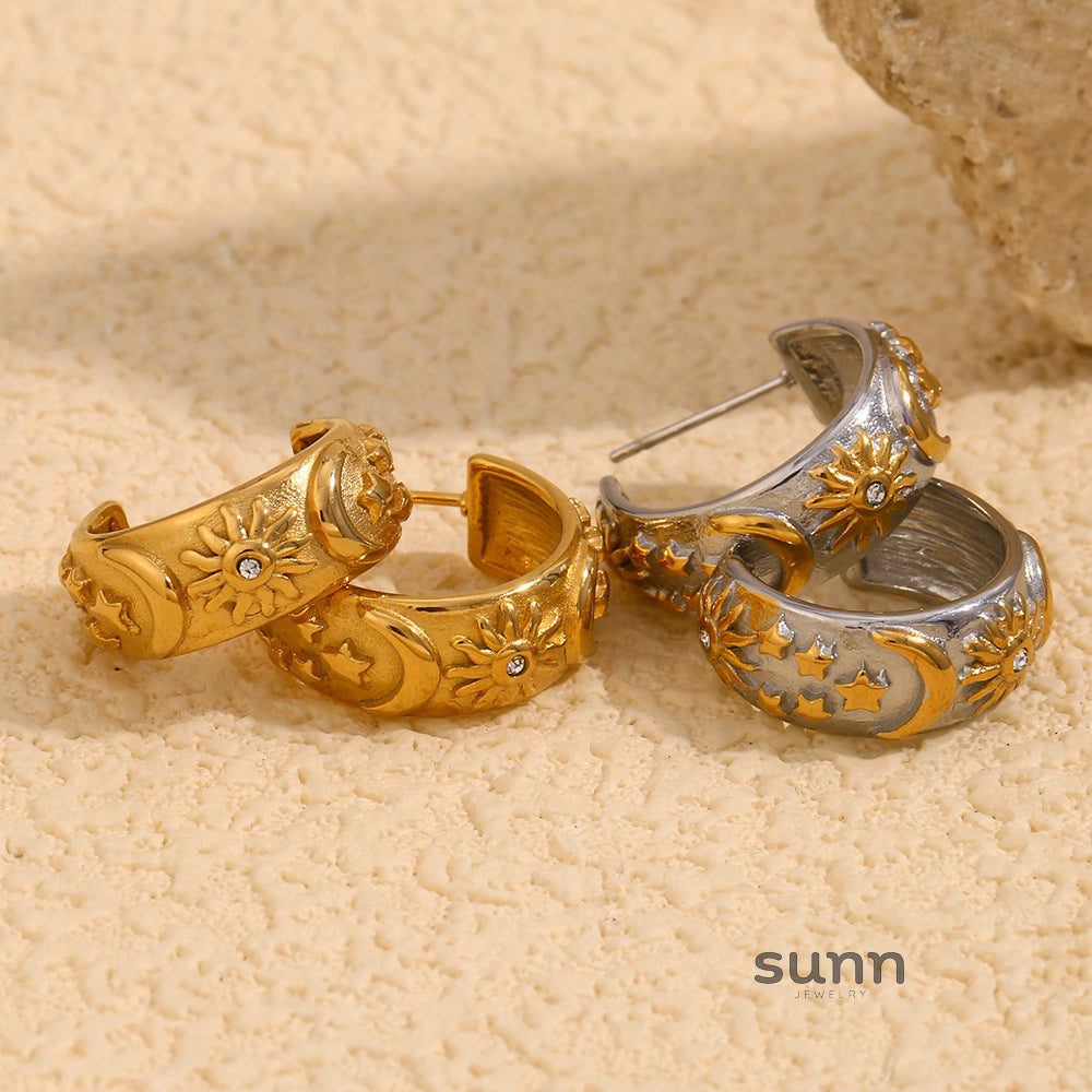 Makaylah Cosmic Gold Plated Jewelry [TVK08WG8]