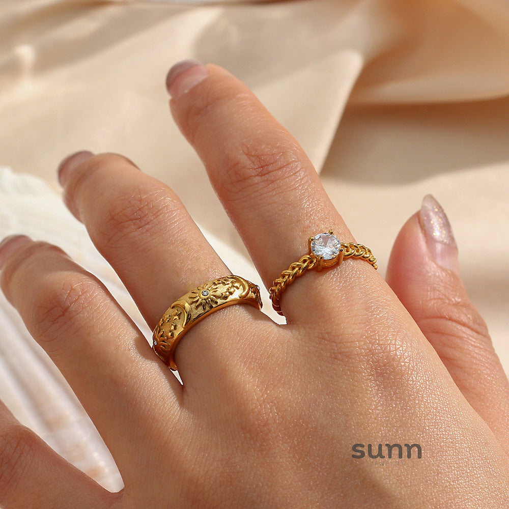 Makaylah Cosmic Gold Plated Jewelry [2KP6TUN0]