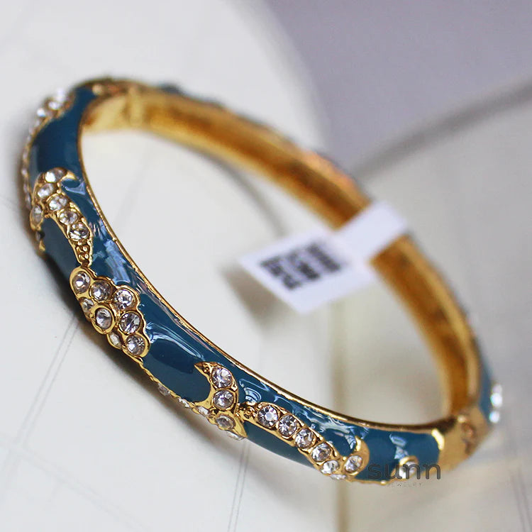 Makennah Cloisonne Enamel Cuff