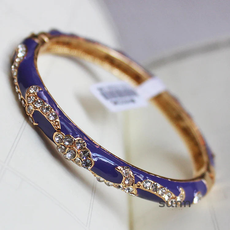 Makennah Cloisonne Enamel Cuff