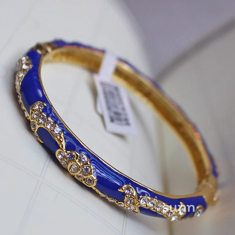 Makennah Cloisonne Enamel Cuff