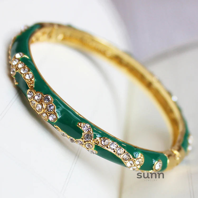 Makennah Cloisonne Enamel Cuff