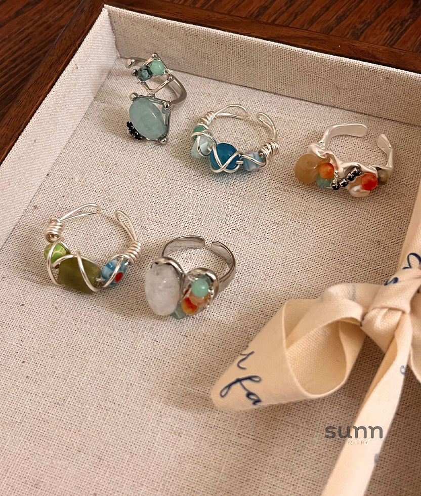 Makennah Colorful Stone Ring