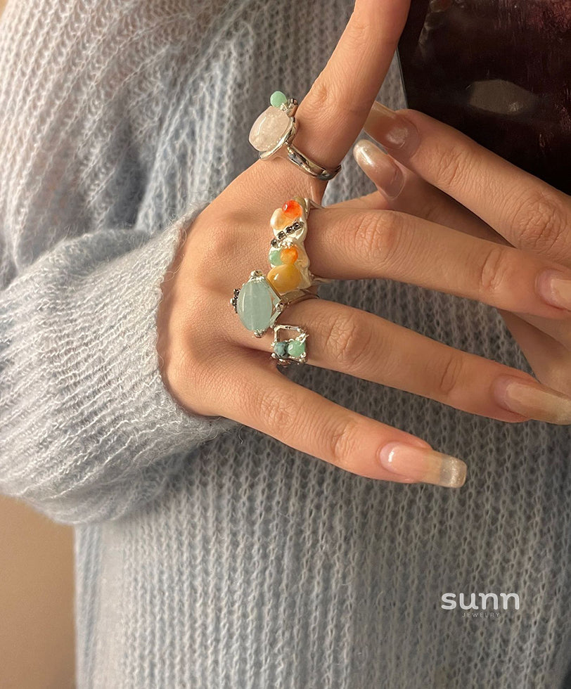 Makennah Colorful Stone Ring