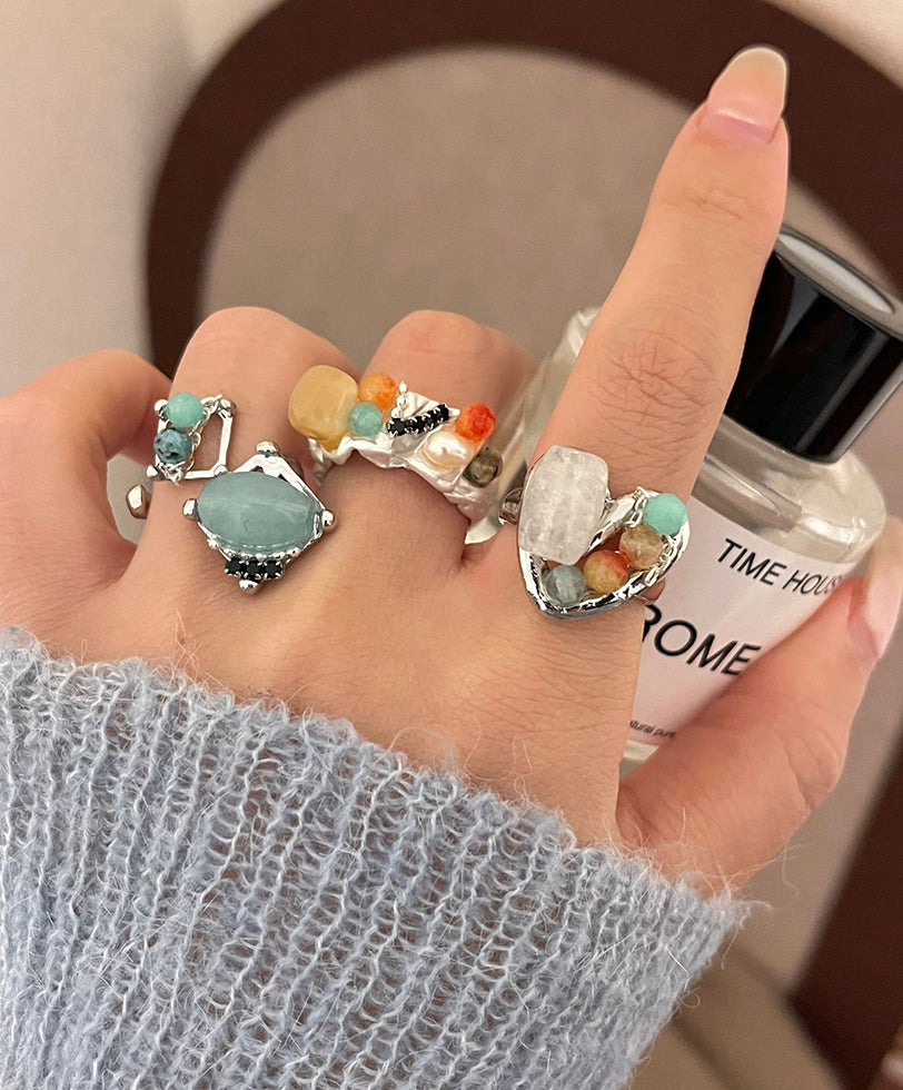 Makennah Colorful Stone Ring