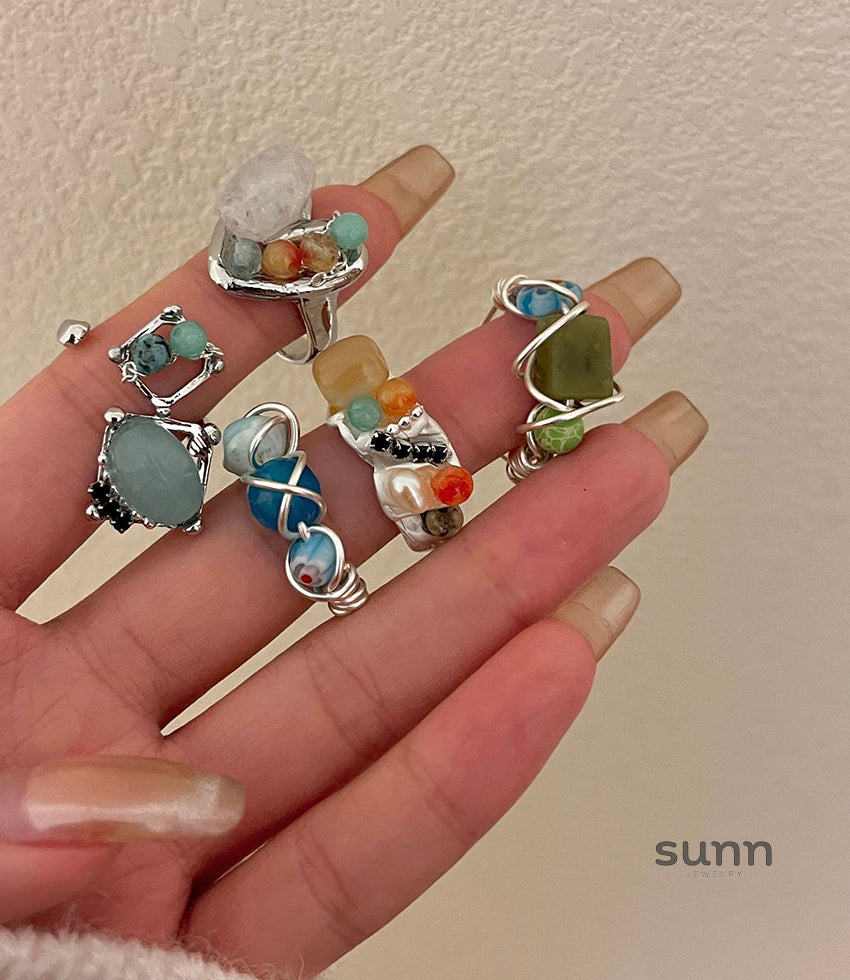 Makennah Colorful Stone Ring
