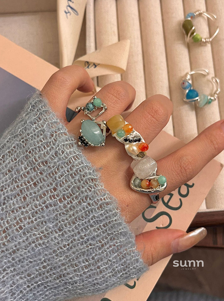 Makennah Colorful Stone Ring