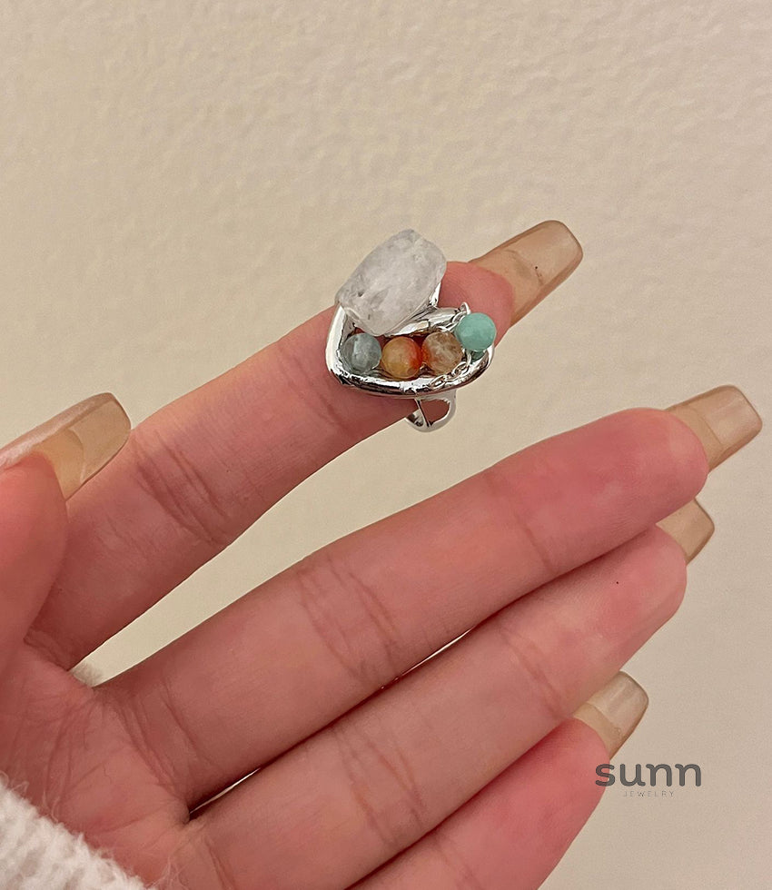 Makennah Colorful Stone Ring
