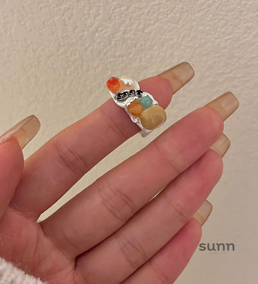 Makennah Colorful Stone Ring