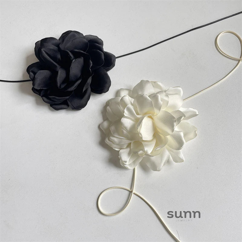Makenzee Camellia Tie Choker