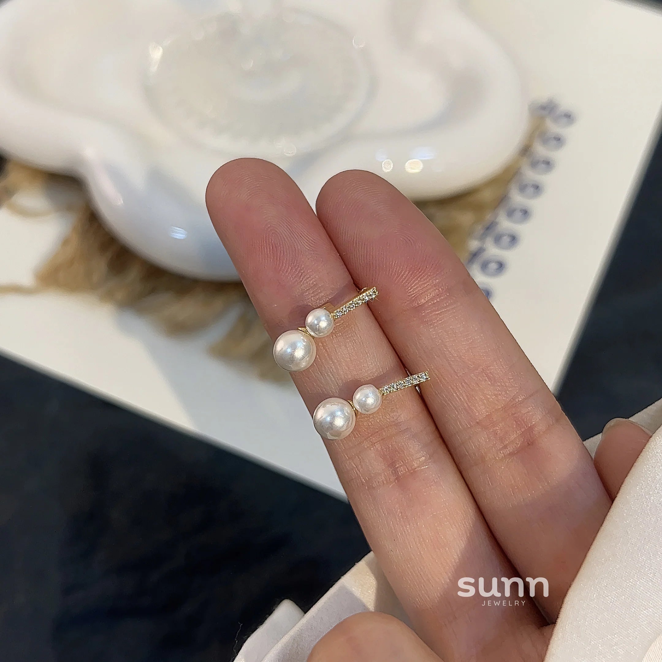 Makenzee Celestial Pearl Studs