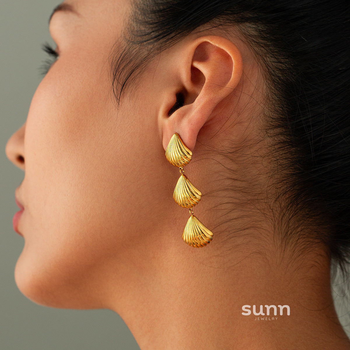 Makenzi Marine Shell Earrings [LPW2LTPI]