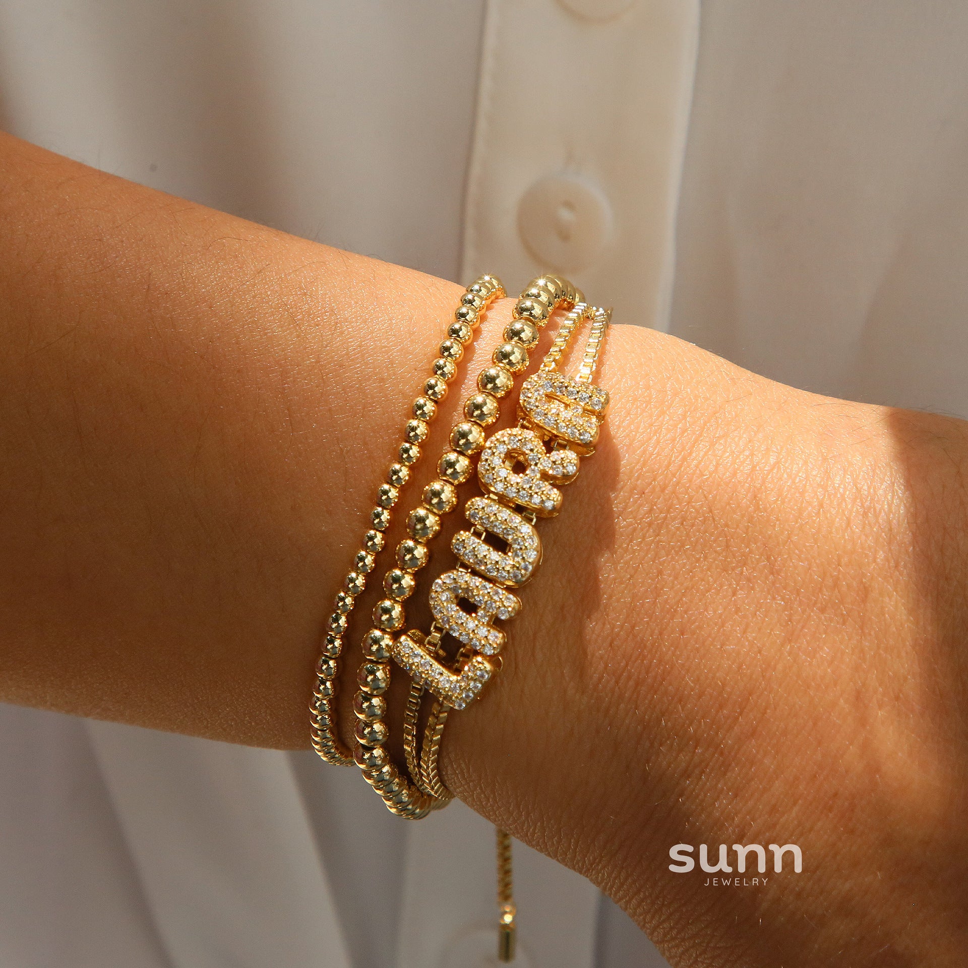 Makinley Bubble Letter Charm [0VPQBYO7]