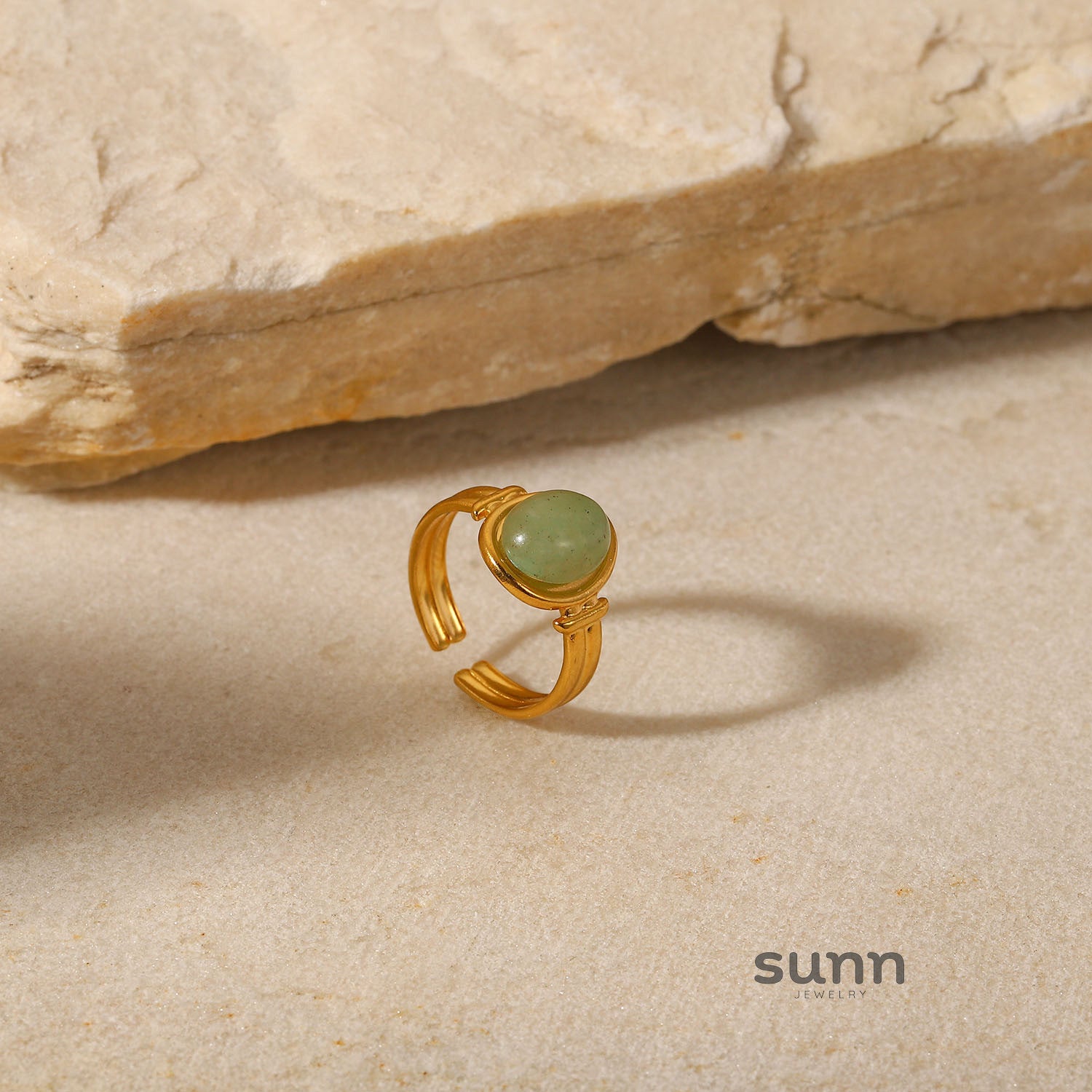 Makiyah Green Zircon Ring [7MZBN3UE]