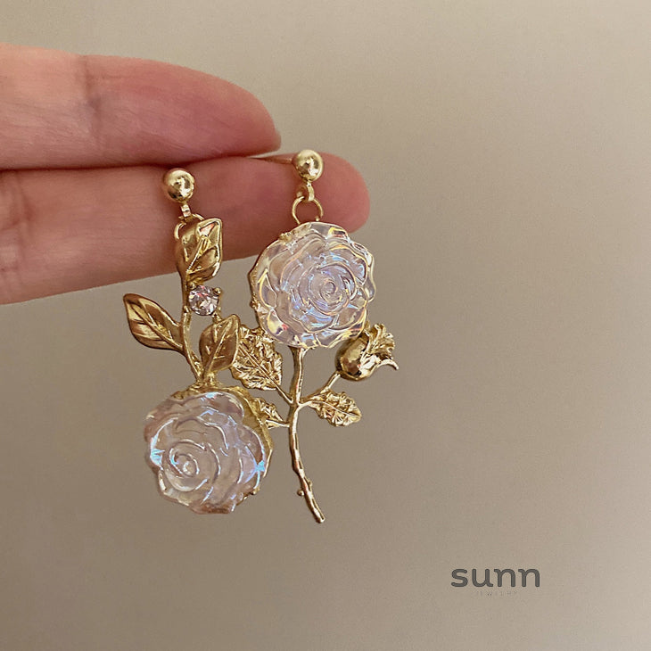 Makyla Golden Rose Earrings [ZPKJW2N5]