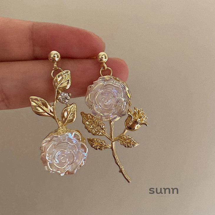 Makyla Golden Rose Earrings [ON819Q3C]
