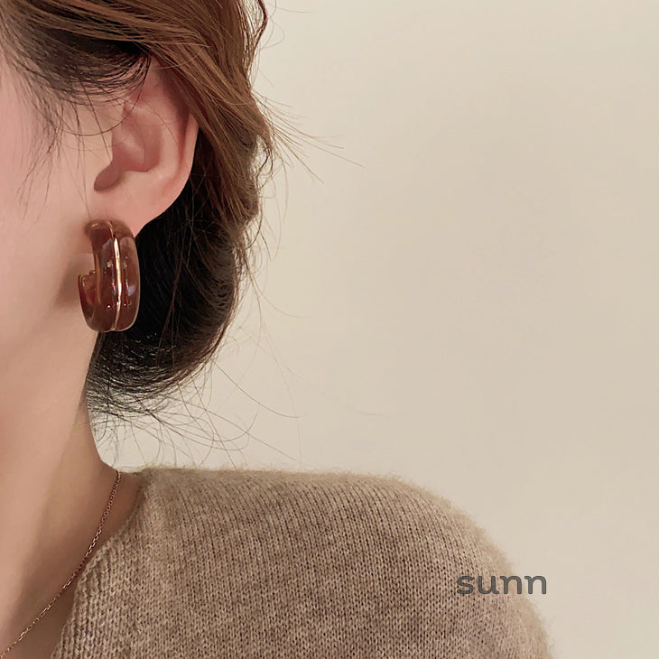 Malaiyah Translucent Drop Earrings [HOQ20MF7]