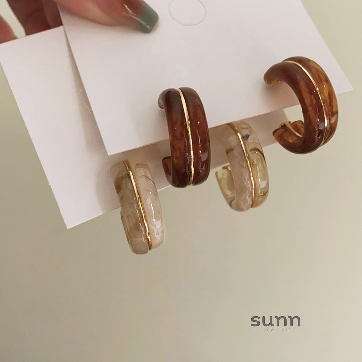 Malaiyah Translucent Drop Earrings [I4FTWEZL]