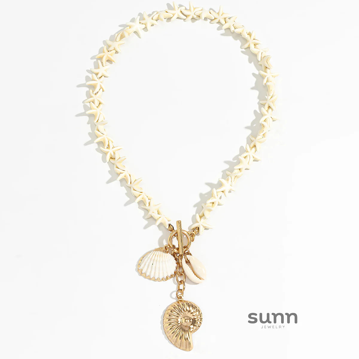 Malana Starfish Cross Necklace