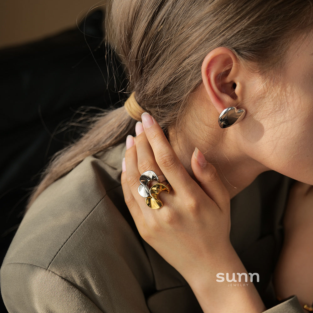 Malayah Chunky Geometric Ring [I4MNRAKK]