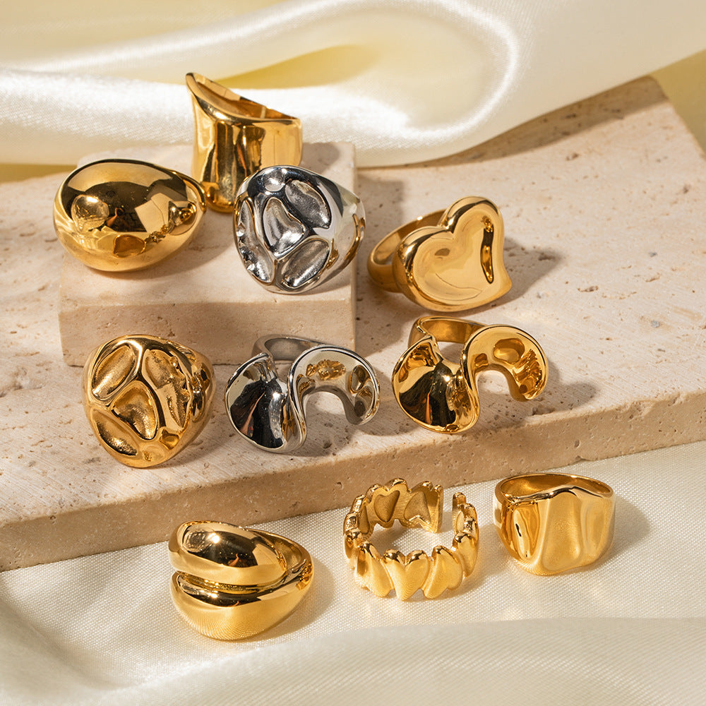 Malayah Chunky Geometric Ring [3W3FBC4F]