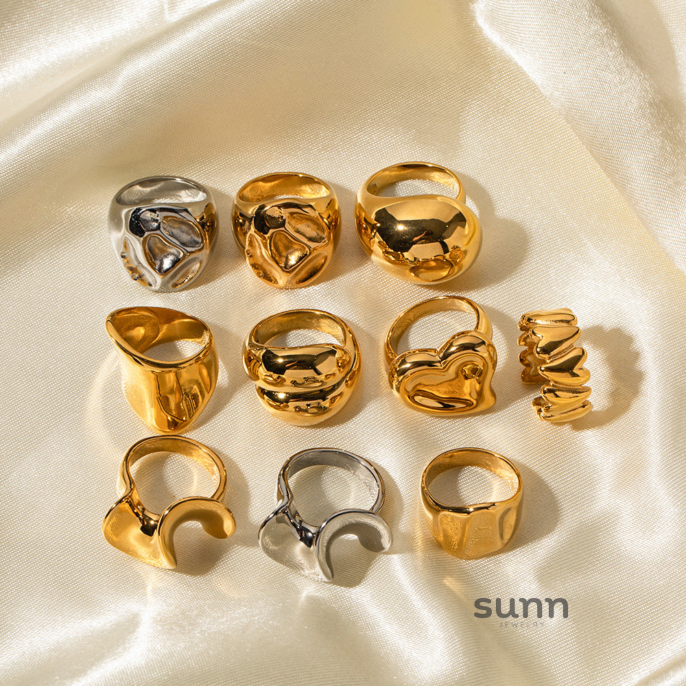 Malayah Chunky Geometric Ring [7TJBNCGQ]