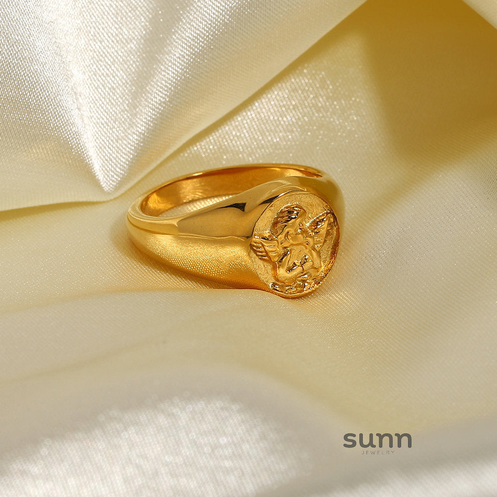 Malayia Heart Infinity Ring [F1AX79JR]