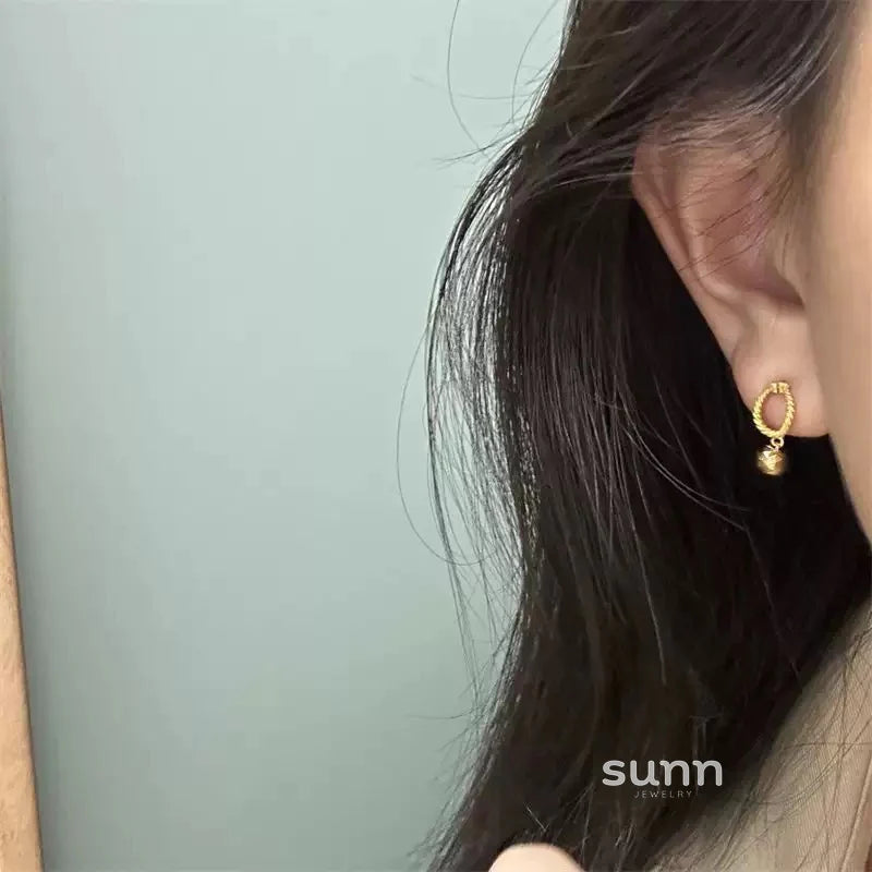 Maleah Twisted Gold Studs