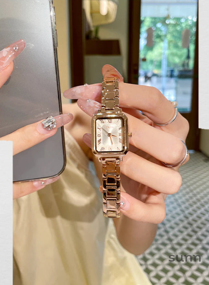 Malena Ceramic Square Watch