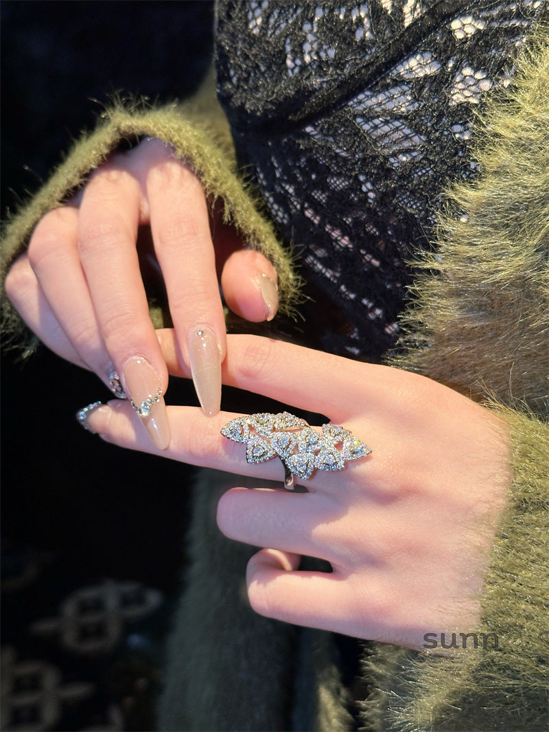 Maliyah Zircon Open Ring [SUE46Z4V]