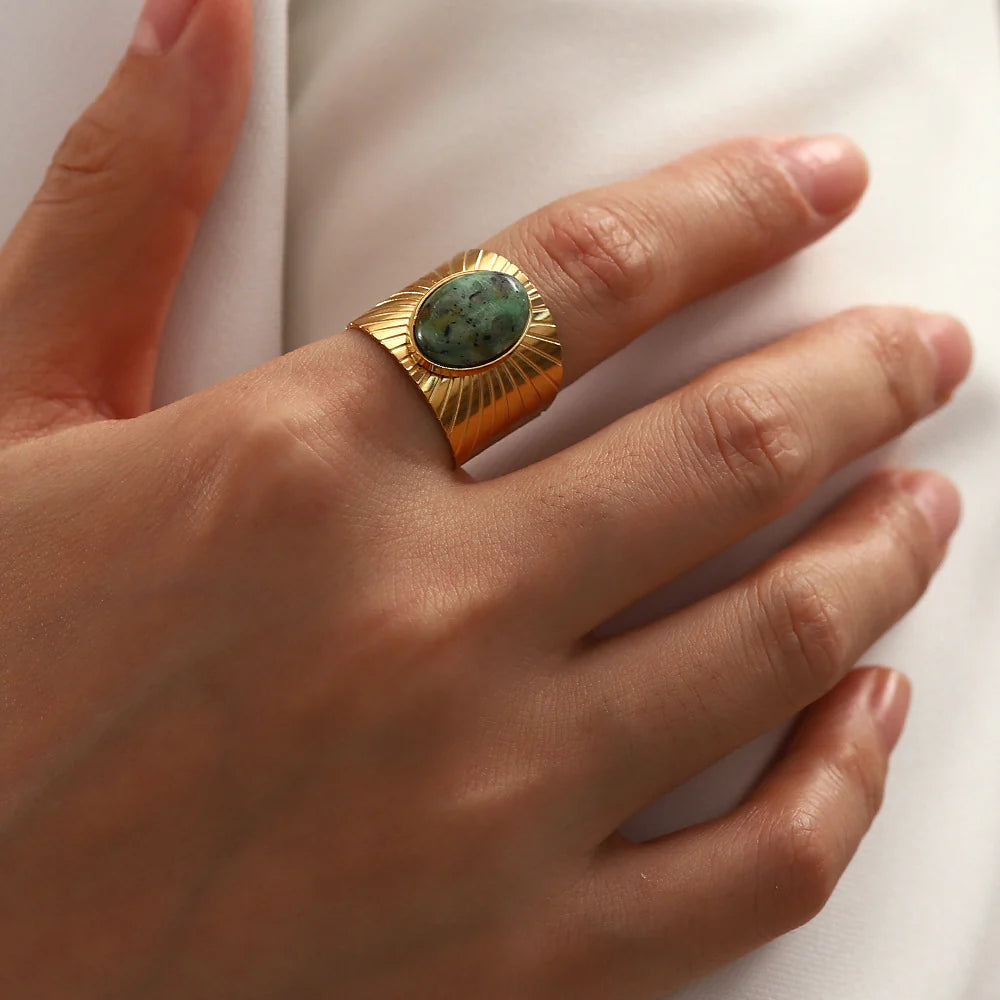 Malka Vintage Turquoise Ring