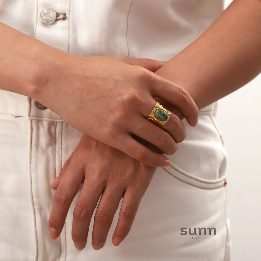 Malka Vintage Turquoise Ring