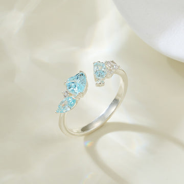 Mallorie Sugar Cube Heart Ring [AW12V0R1]