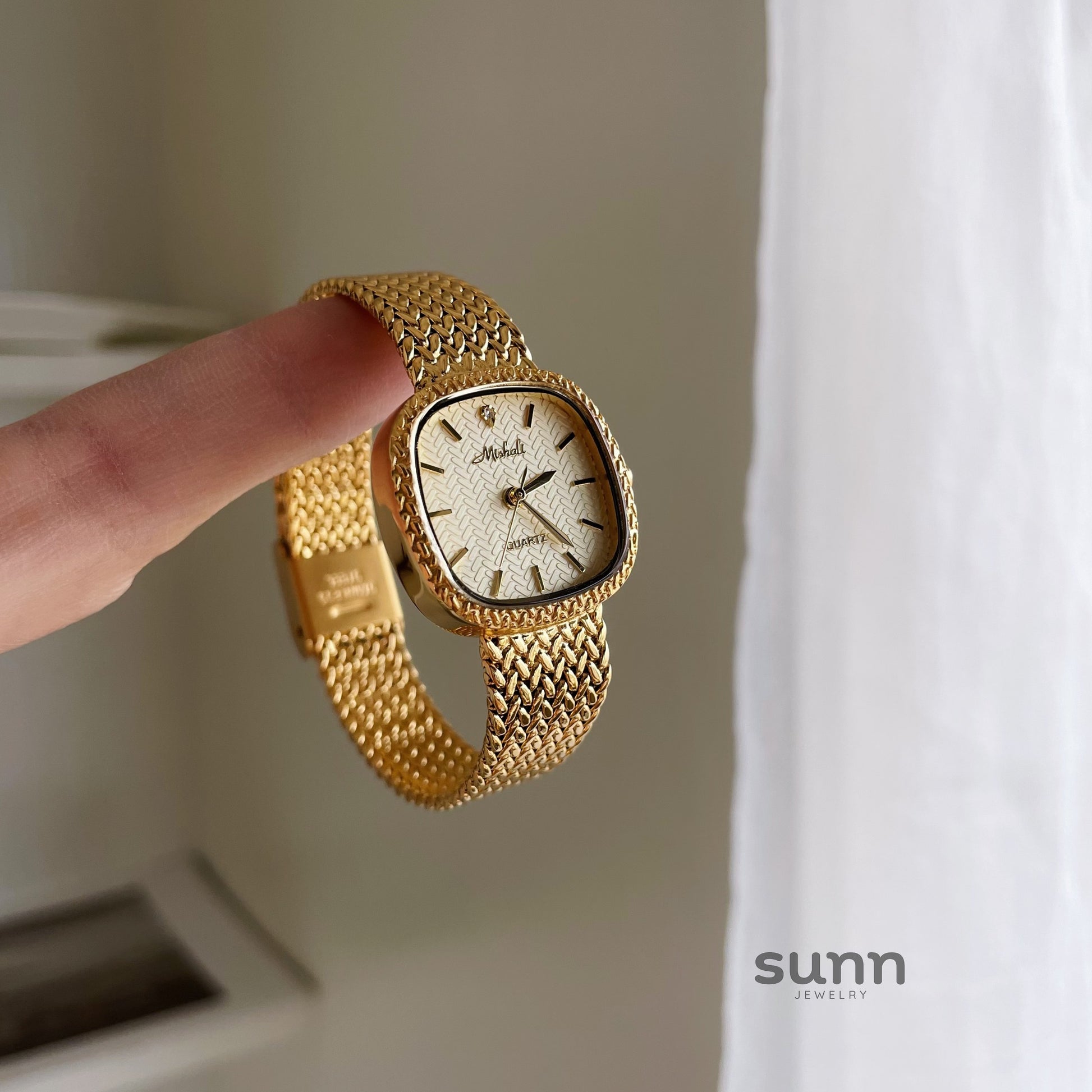 Mallory Square Mesh Watch [O5J54URT]