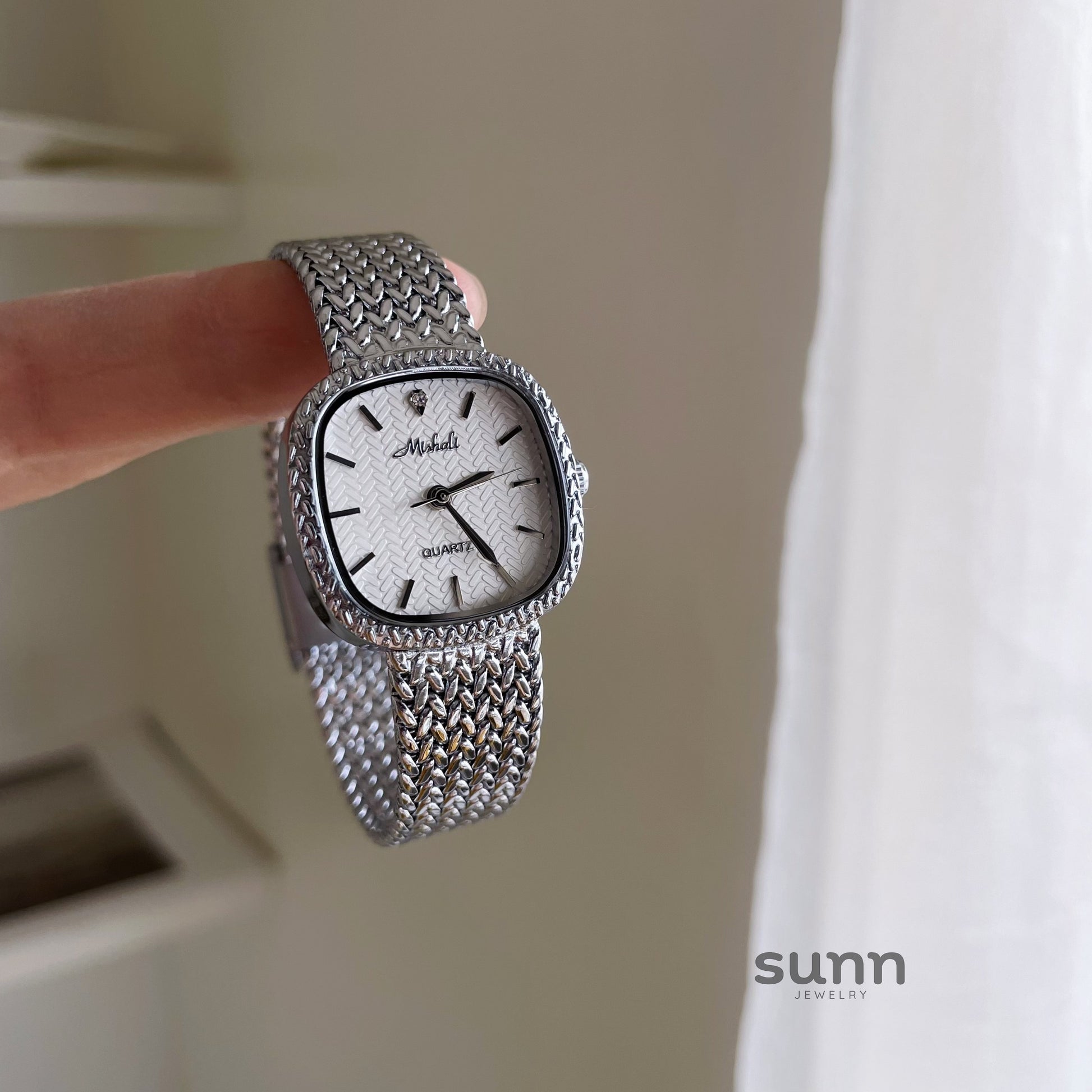 Mallory Square Mesh Watch [8AB373V2]
