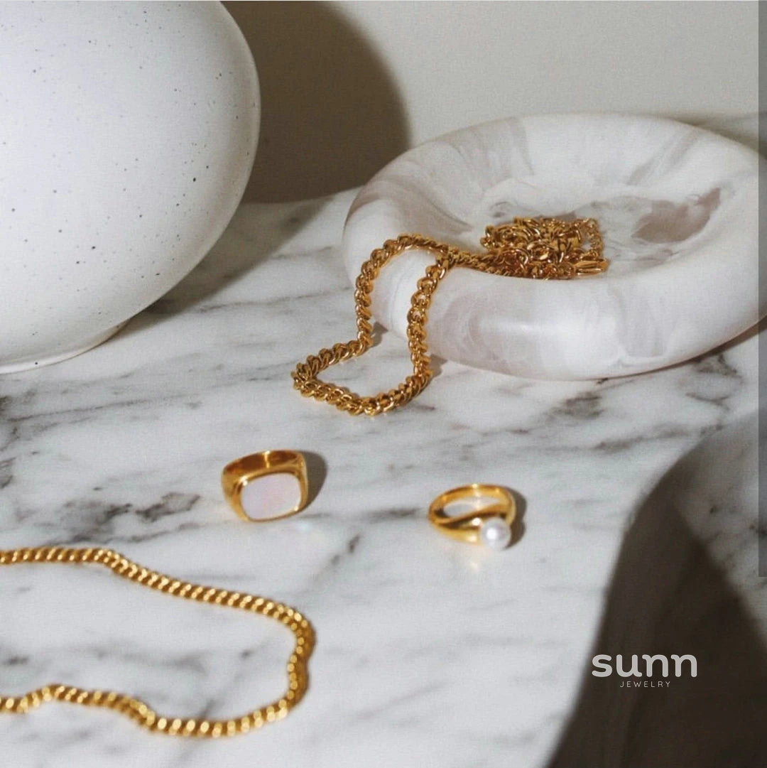 Malone Gold Link Necklace [QKS4HA9K]