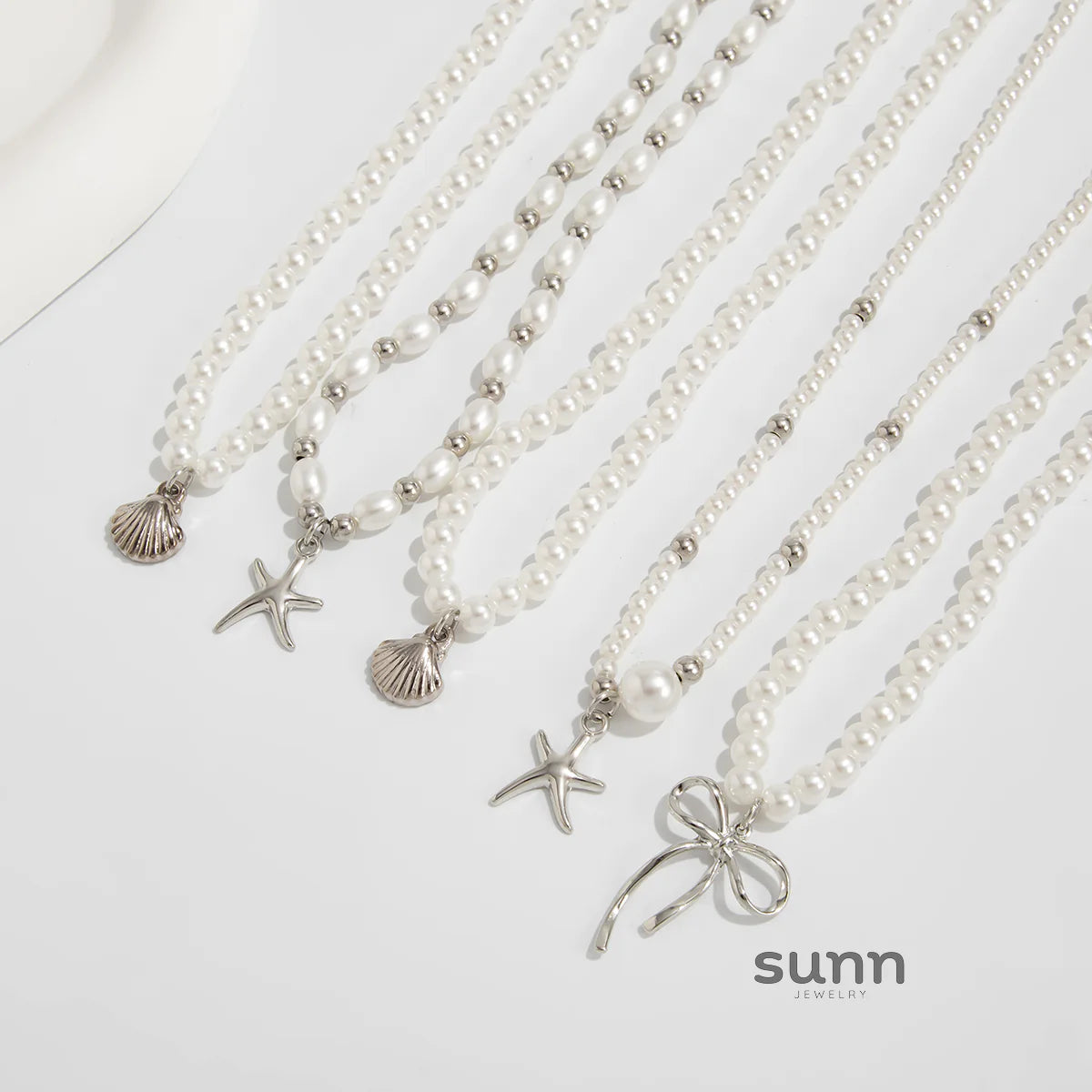 Maloni Layered Starfish Necklace Set