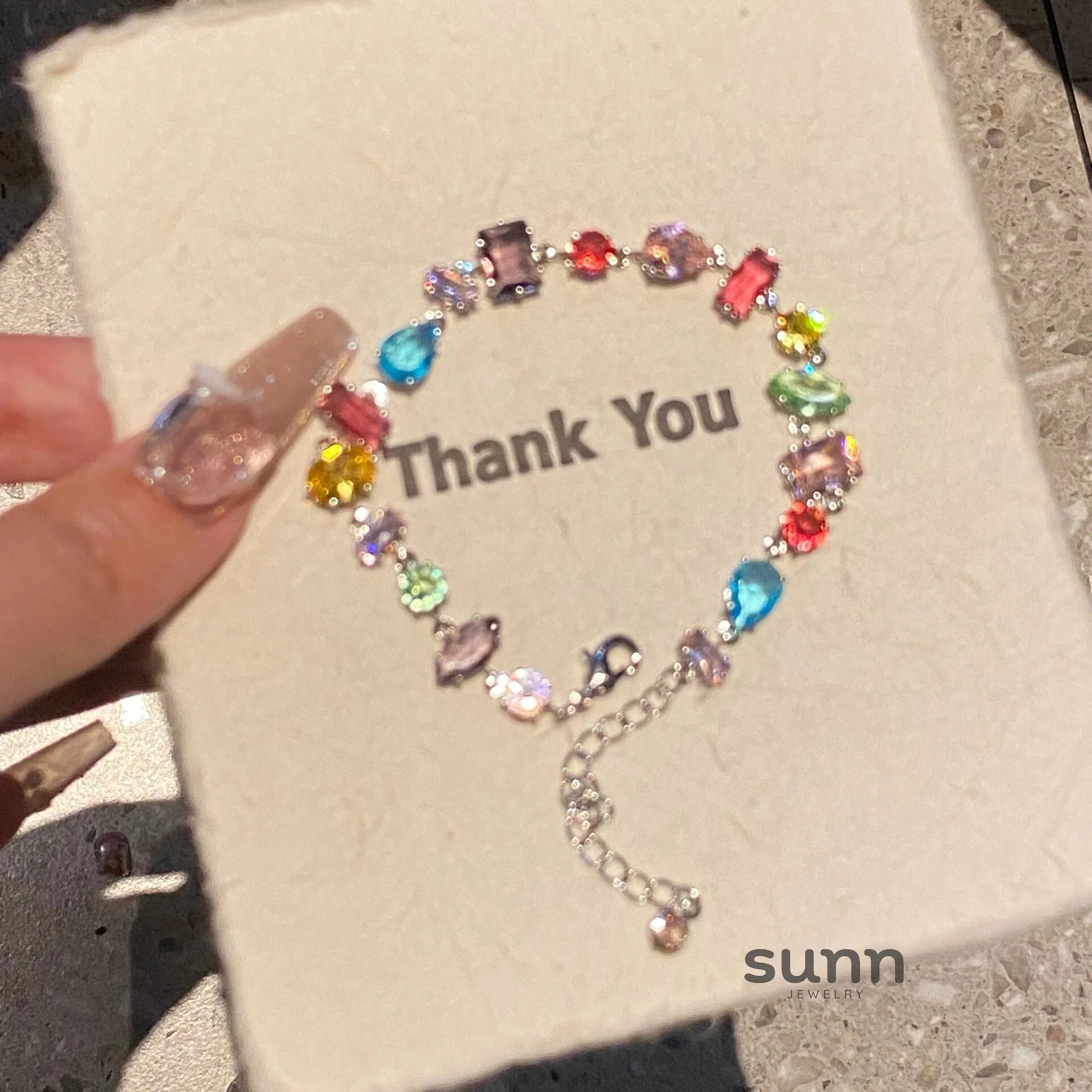 Mamie Colorful Crystal Bracelet