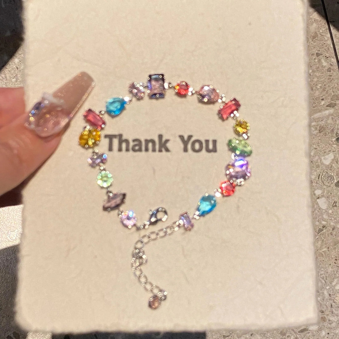 Mamie Colorful Crystal Bracelet