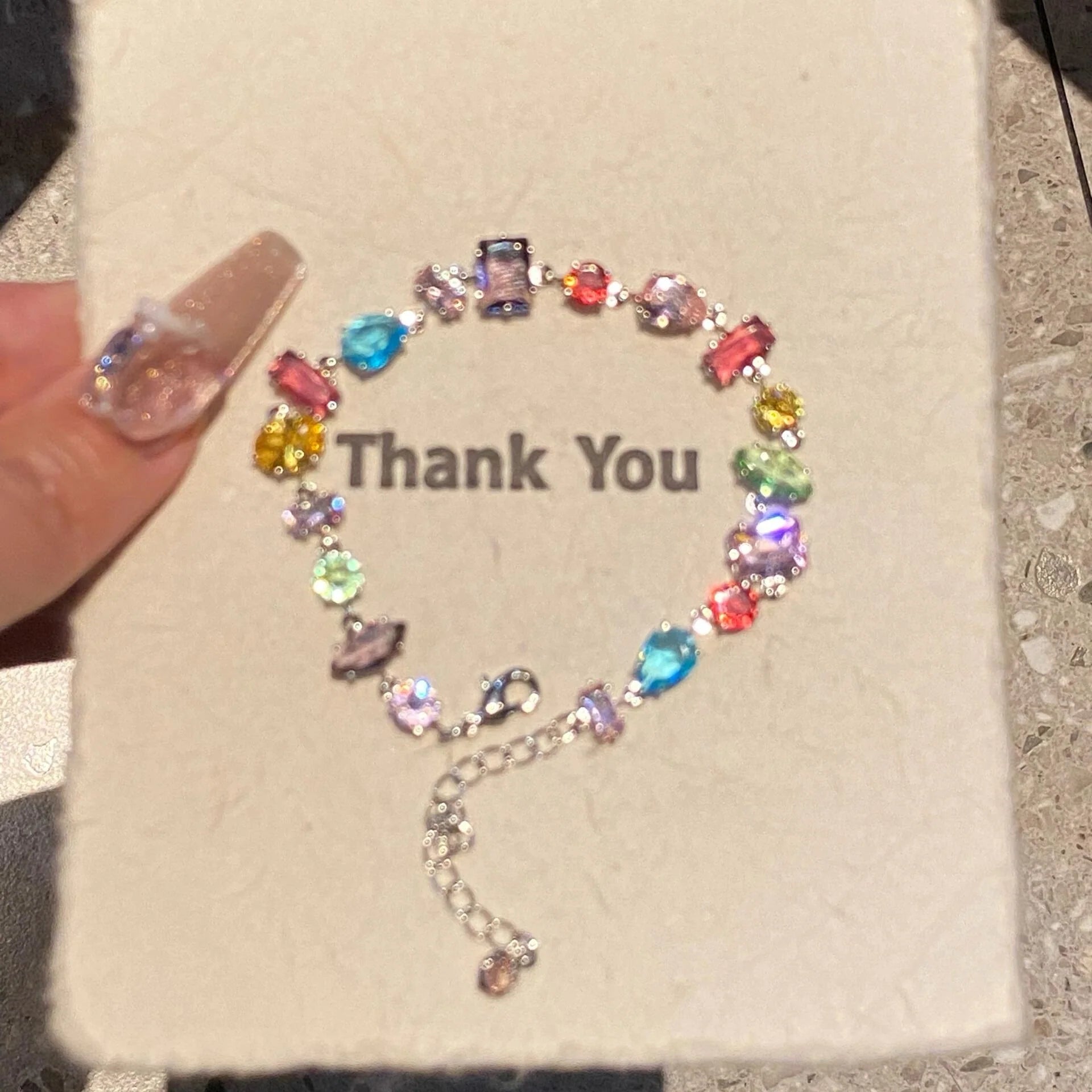 Mamie Colorful Crystal Bracelet
