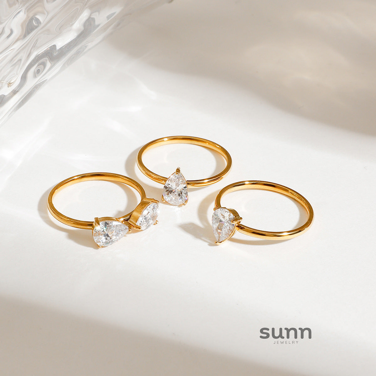 Manal Geometric Stackable Rings [VF3DANR8]