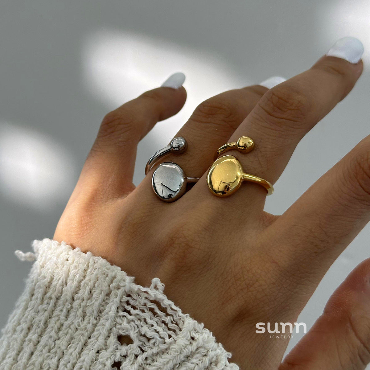 Manal Open Band Ring [W2WTQMPV]