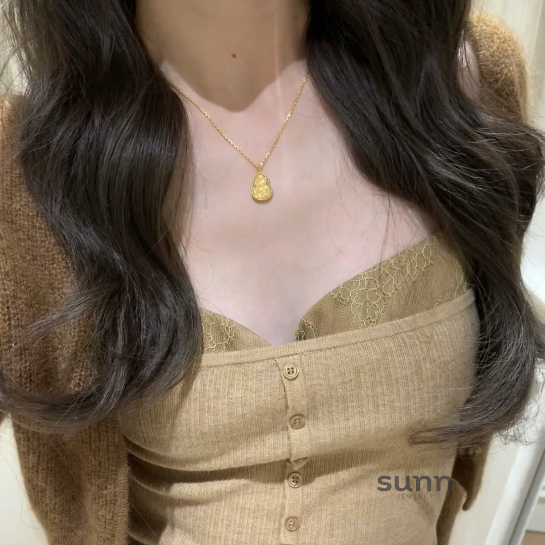 Maple Crushed Ice Gourd Pendant [OY6SLXM4]