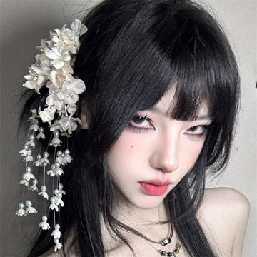 Marah Bridal Floral Barrette