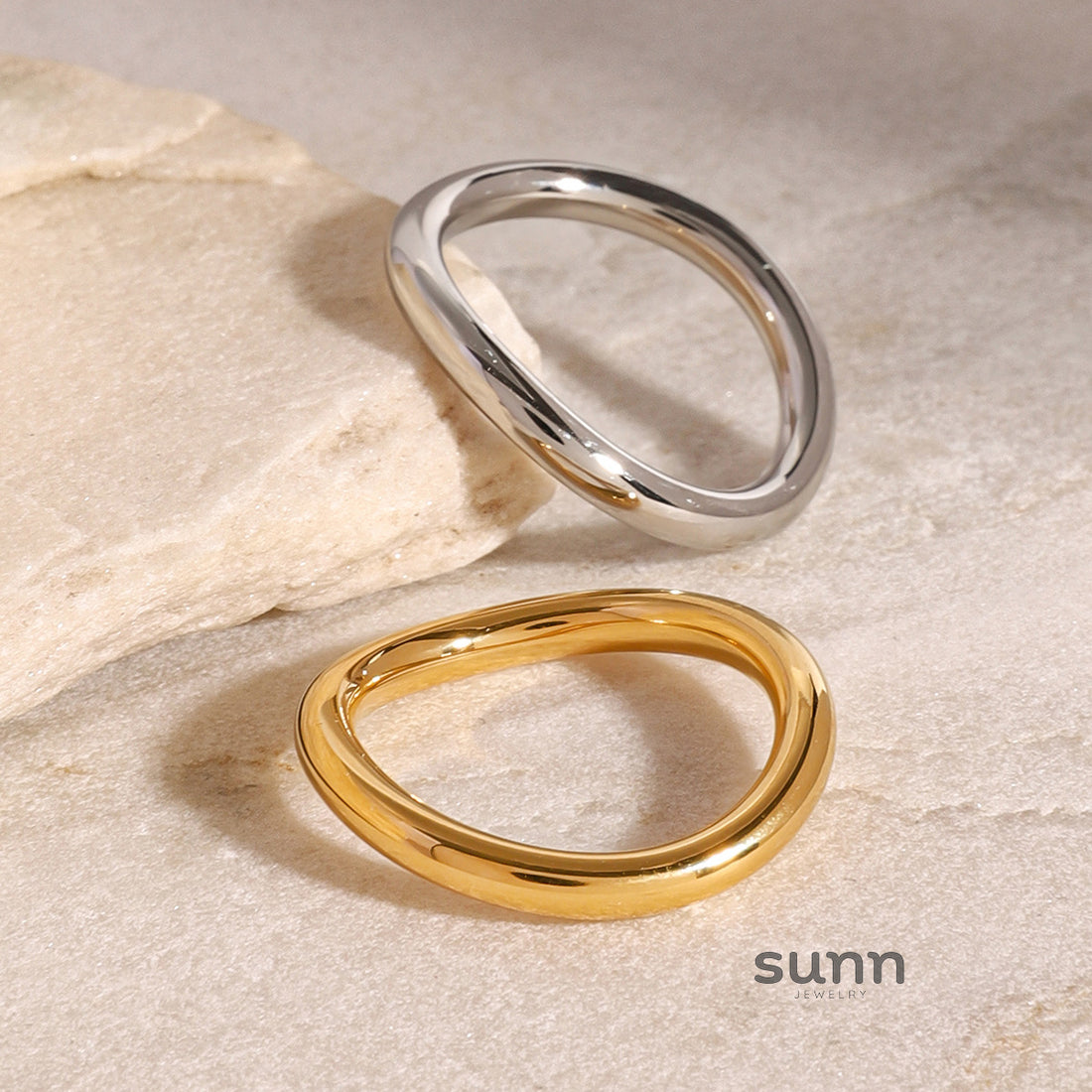 Marcelina Polished Steel Ring [WRA4VEXP]